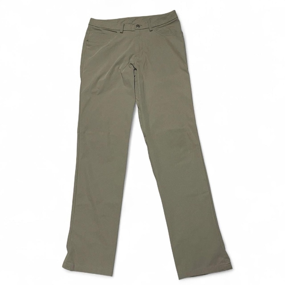 Lululemon ABC Pant Mens 30 Green 5 Pocket Stretch Chino Casual Performance